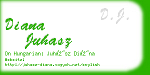 diana juhasz business card